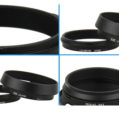 JJC Fujifilm LH-JX100 stříbrná sluneční clona