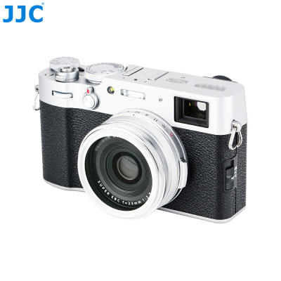 Slnečná clona JJC nahrádza slnečnú clonu FUJI. Adaptér LH-X100 a AR-X100, strieborný