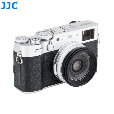 Slnečná clona JJC nahrádza slnečnú clonu FUJI. Adaptér LH-X100 a AR-X100, čierny