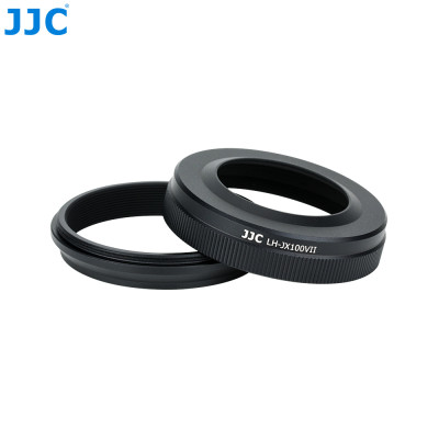 Slnečná clona JJC nahrádza slnečnú clonu FUJI. Adaptér LH-X100 a AR-X100, čierny