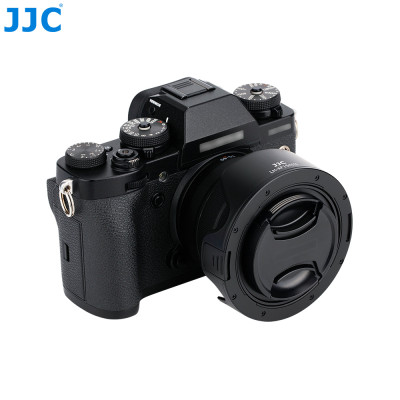JJC LH-XF1545II BLACK, Sluneční clona pro některé objektivy Fujifilm /Canon/ Nikon