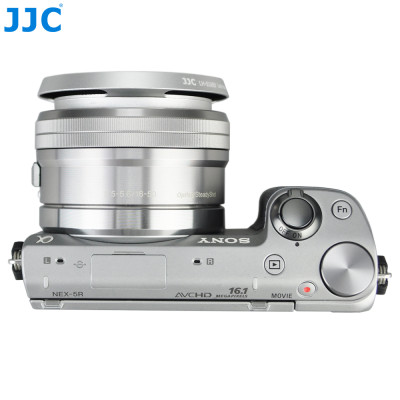 JJC LH-S1650 SILVER, slnečná clona pre vybrané objektívy SONY, NIKON a SAMSUNG