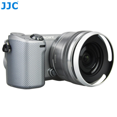 JJC LH-S1650 SILVER, slnečná clona pre vybrané objektívy SONY, NIKON a SAMSUNG
