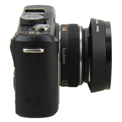 JJC LH-46GFII, Kryt objektívu pre objektívy PANASONIC a OLYMPUS