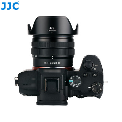JJC LH-S2860 BLACK, slnečná clona pre vybrané objektívy SONY