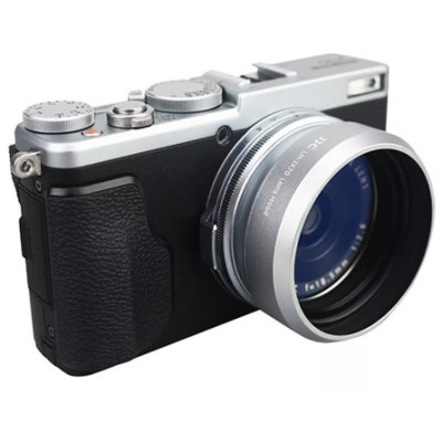 Kryt objektívu JJC LH-JX70II strieborný pre Fujifilm X70