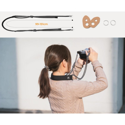 K&F CONCEPT KF13.168V2 URBAN WANDER TAŠKA NA FOTOTECHNIKU 5L, černá