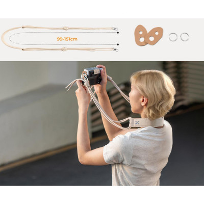 K&F CONCEPT KF13.168V1 URBAN WANDER PHOTO BAG 5L, béžová