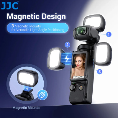 JJC SET 3 ks  MINI LED světel a držáku pro DJI Osmo Pocket 3