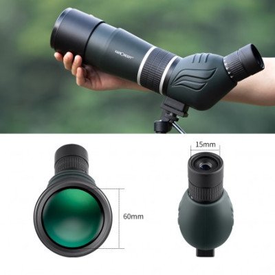 Monokulárny ďalekohľad K&F Concept 20-60x 60mm BAK4 s minifokálom a držiakom na telefón