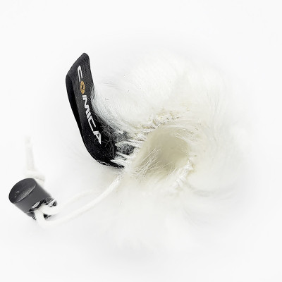 White Comica "deadcat" wind guard, model CVM-MF1