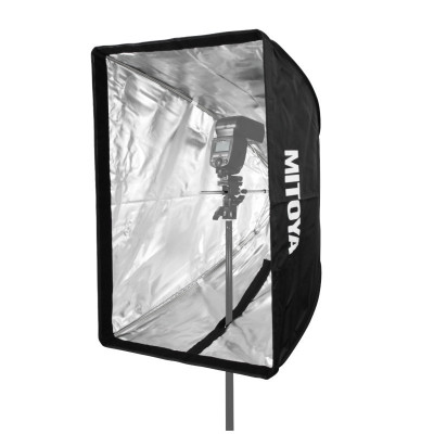 Reportérský deštník softbox MITOYA EASY 50x70cm