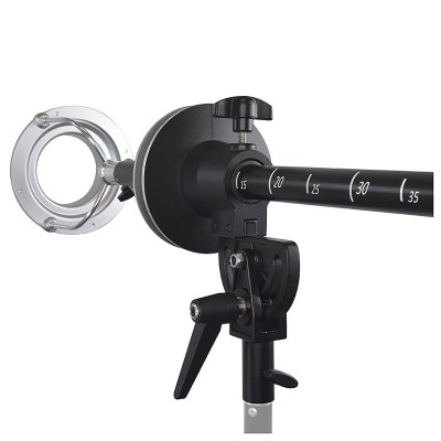 Mitoya Zoom-Focus mount for parabolic softboxes, Bowens adapter