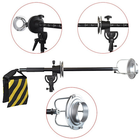 Mitoya Zoom-Focus mount for parabolic softboxes, Bowens adapter