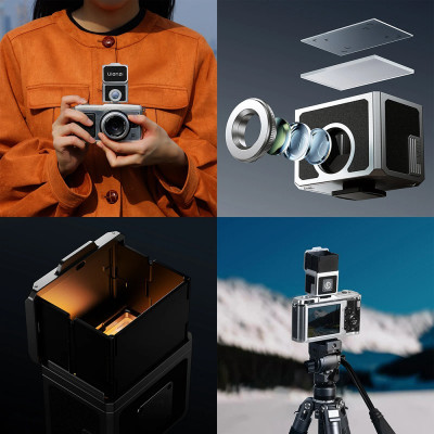 Ulanzi VF01 waist level viewfinder 28/35/50mm viewfinder for camera [ Silver ]