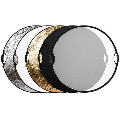 Reflecting board ( Round ) 5 in 1, 5 colours, 60 cm with handles