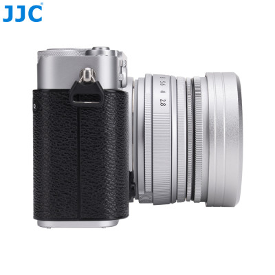 JJC Sluneční clona pro objektiv FUJI. XF 23 mm F2.8 R WR a další, stříbrná