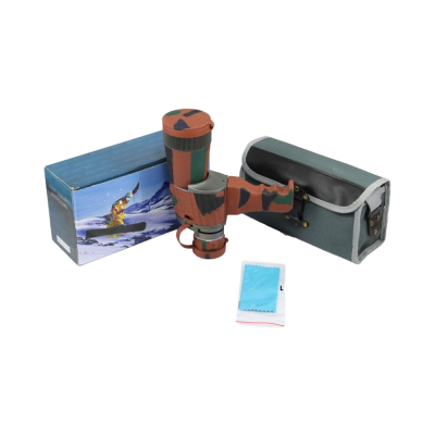 Širokouhlý prenosný ďalekohľad, monokulár, 10 x 50 FMC, Bak 4, čierny