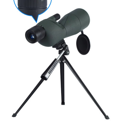 Pozorovací přenosný dalekohled, monokulár, 25 - 75 x 60 FMC, Bak 4, černý, mini stativ