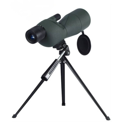 Pozorovací přenosný dalekohled, monokulár, 25 - 75 x 60 FMC, Bak 4, černý, držák na telefon, mini stativ