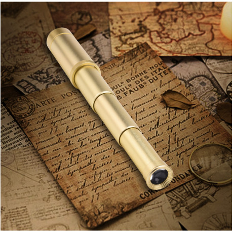 Monokulárny kovový teleskop 135 - 335 mm, 30 x 40 HD, pirátsky motív