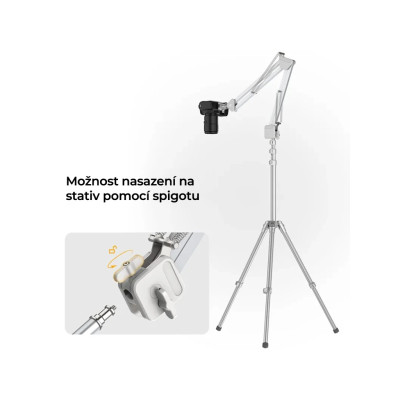 Ulanzi TH04 flexible camera arm with table mount for overhead shots