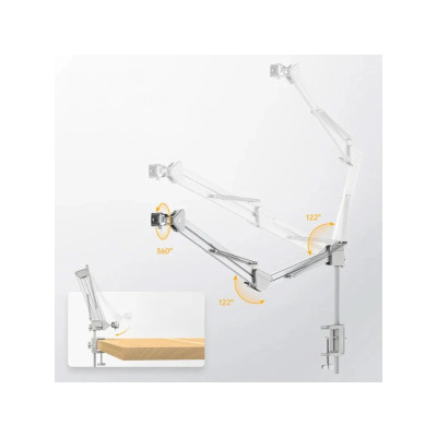 Ulanzi TH04 flexible camera arm with table mount for overhead shots