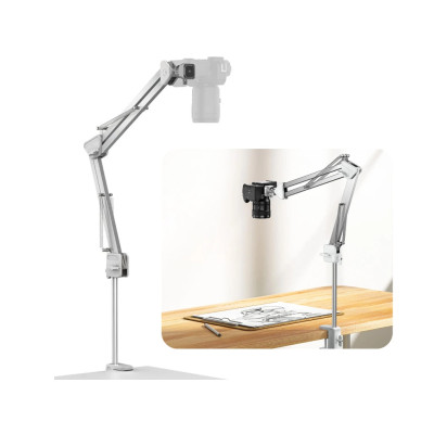 Ulanzi TH04 flexible camera arm with table mount for overhead shots