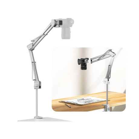 Ulanzi TH04 flexible camera arm with table mount for overhead shots