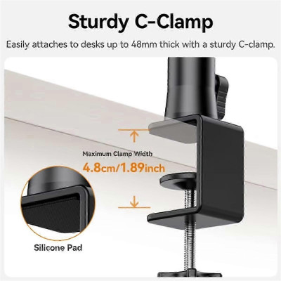 Ulanzi ZJ02 (T085) Professional desk mount with arm, for cameras, camcorders, microphones