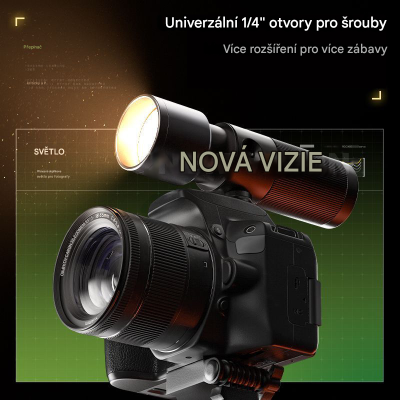 LED baterka SIDANDE 10W Videografická baterka, pre fotoaparáty a videokamery