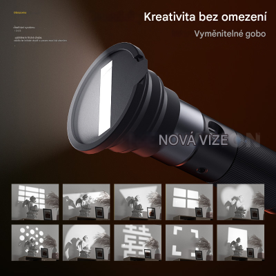 LED flashlight SIDANDE 10W Videography Flashlight, for cameras and camcorders