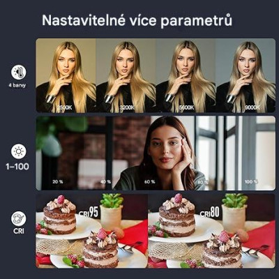 M27 Magnetické selfie LED svetlo kompatibilné s MagSafe iPhone, skladacia LED dióda, stojan