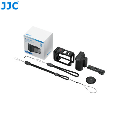 JJC SSK-OA5P, sada klietky, gripu, krytky objektívu a šnúrky pre DJi Osmo Action 5 Pro / 4 / 3