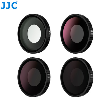 JJC F-DA6NK4, sada filtrov ND8, ND16, ND32, CPL pre DJi Osmo Action 6