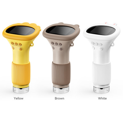 Handheld microscope for students and budding naturalists with LED backlight, white