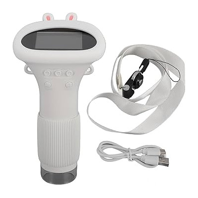 Handheld microscope for students and budding naturalists with LED backlight, white