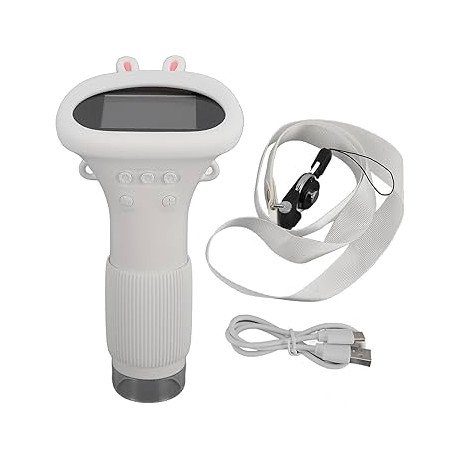 Handheld microscope for students and budding naturalists with LED backlight, white