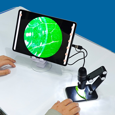 Portable 1600x USB Digital Microscope with 3-in-1 LED Light Source
