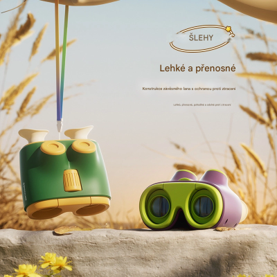 Binoculars for children 8 x 30, 2025HD, purple