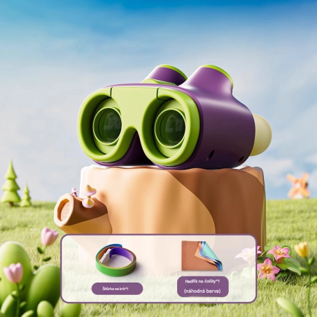 Binoculars for children 8 x 30, 2025HD, purple