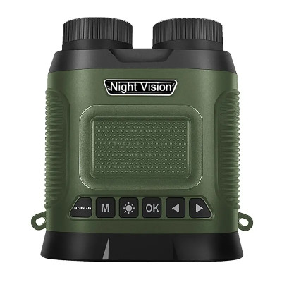 Digital Binoculars, Night Vision, Display, Zoom 8x, Black