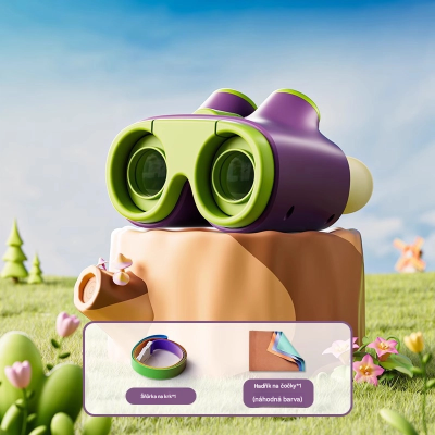 Binoculars for children 8 x 30, 2025HD, green