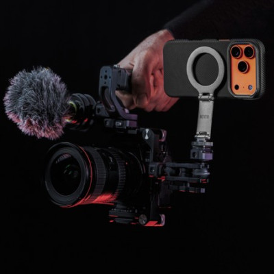 MITOYA SCARAB, magnetic phone holder with Cold Shoe mount + 1/4" tripod mount