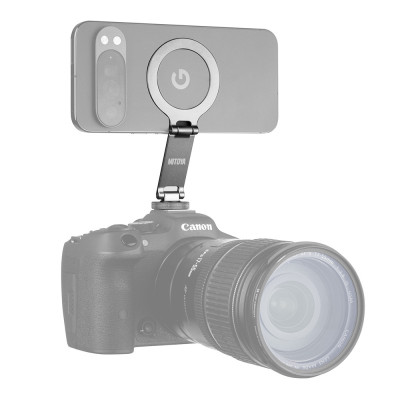 MITOYA SCARAB, magnetic phone holder with Cold Shoe mount + 1/4" tripod mount