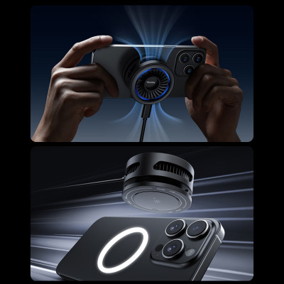 Magnetický ventilátor Telesin P9-MPR-01-P pre telefón s funkciou nabíjania