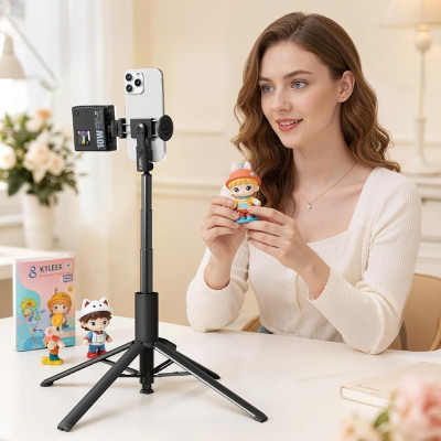 Ulanzi MT86, Mini phone tripod with clamp, selfie stick, remote control, 32.5 - 153 cm
