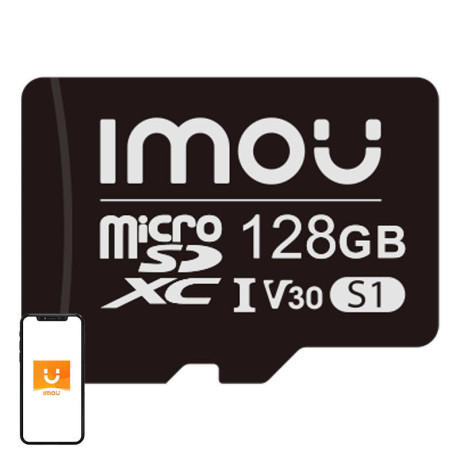 IMOU 128GB microSD memory card (UHS-I, SDHC, 10/U3/V30, 95/38)