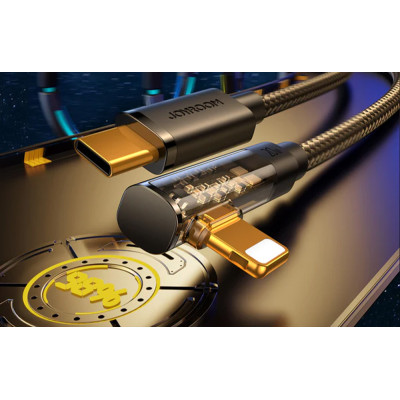 Joyroom angled charging and data cable, USB-C to Lightning, 1.2m, 20W