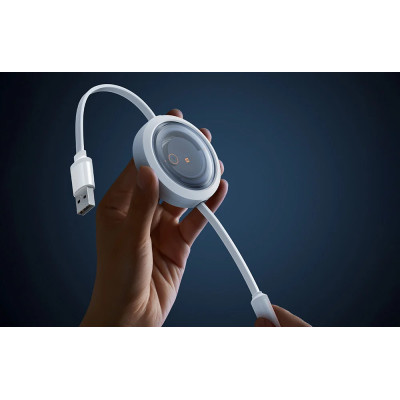 Baseus Free2Draw 3-in-1 Quick Charging Cable, USB to micro USB+USB-C+Lightning, 3.5 A, 1.1 m (white)